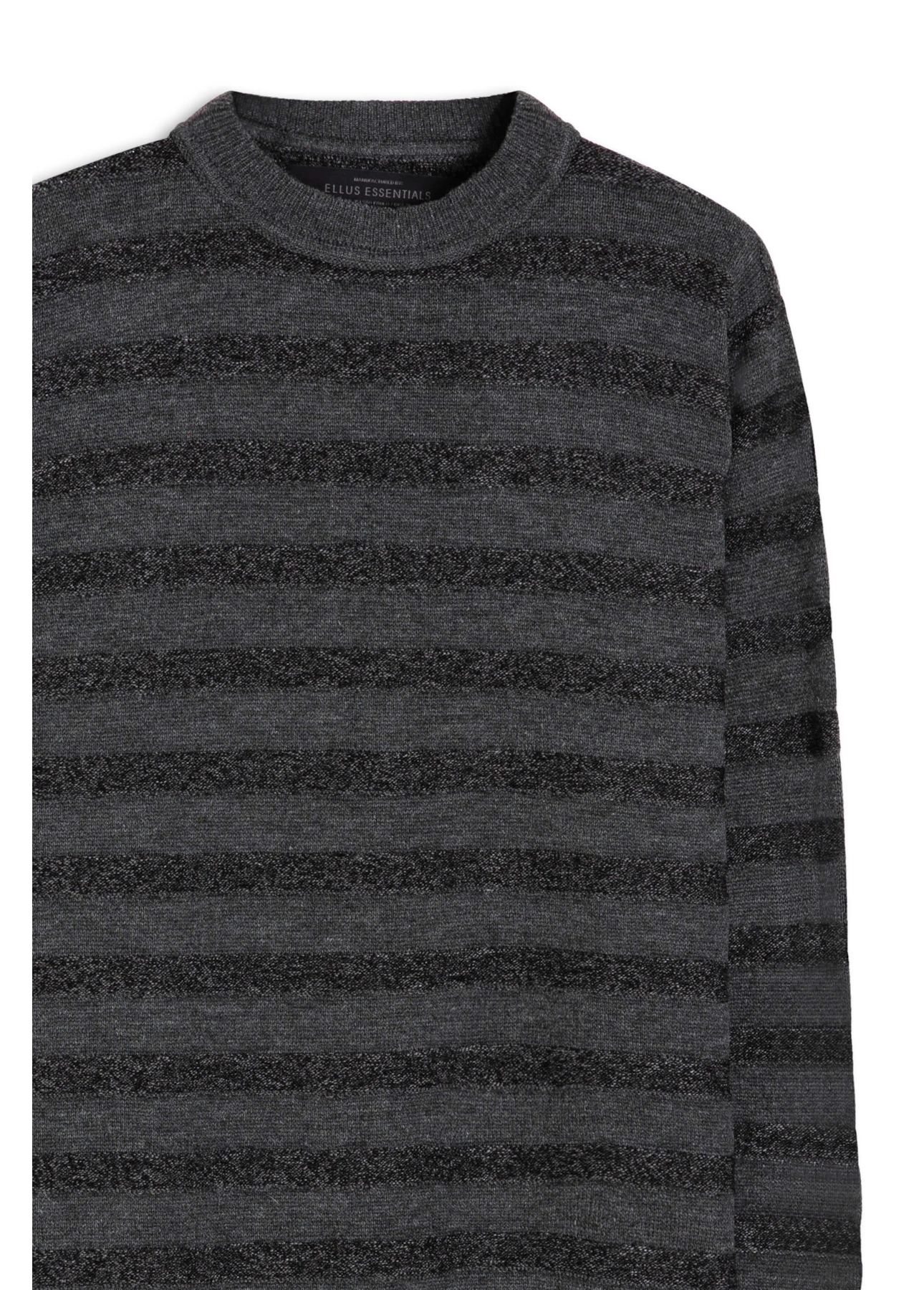 Tricot Ellus Linen Like Flamme Stripes Cinza