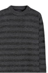 Tricot Ellus Linen Like Flamme Stripes Cinza