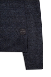Tricot Ellus Linen Like Stone Dark Navy