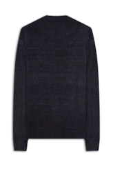 Tricot Ellus Linen Like Stone Dark Navy