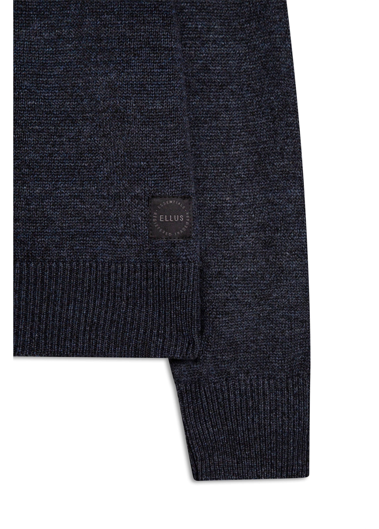 Tricot Ellus Linen Like Stone Dark Navy