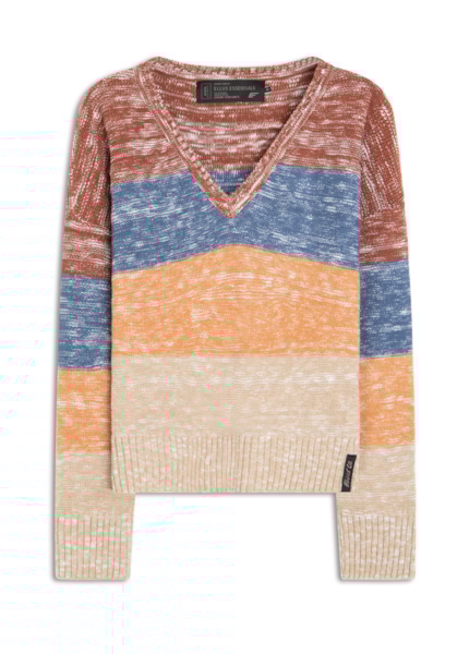 Tricot Ellus Multicolor Melangie Terra