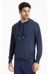 Tricot Ellus Poly Hood Dark Navy