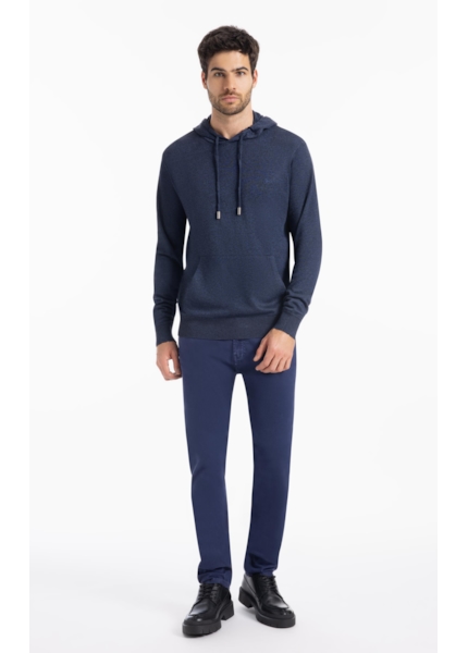 Tricot Ellus Poly Hood Dark Navy