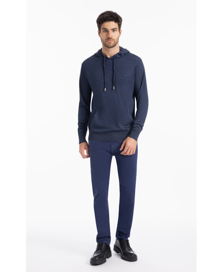 Tricot Ellus Poly Hood Dark Navy