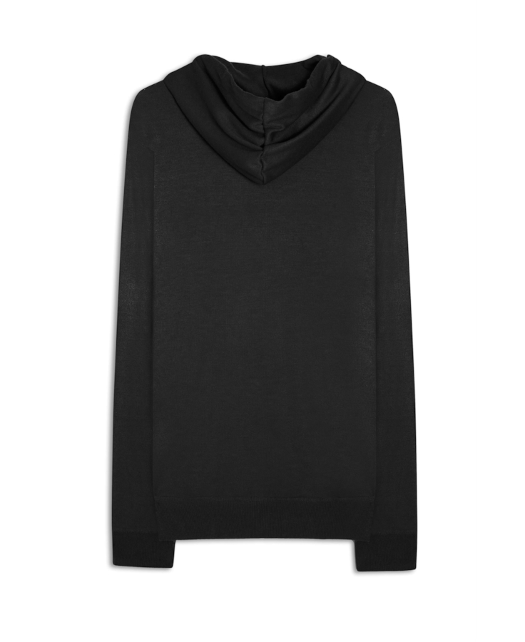 Tricot Ellus Poly Hood Preto