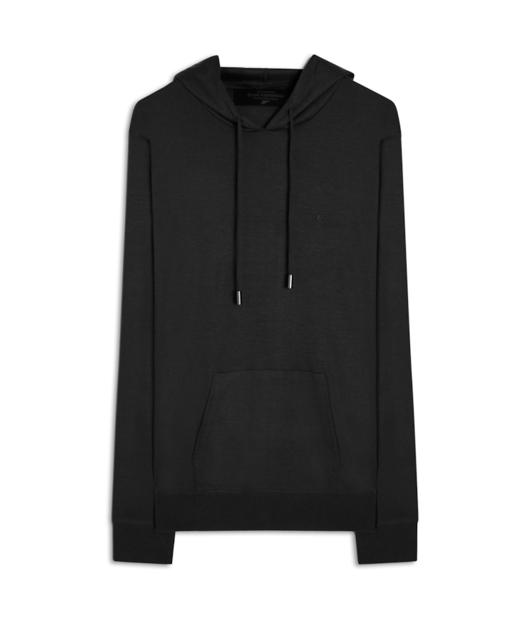 Tricot Ellus Poly Hood Preto