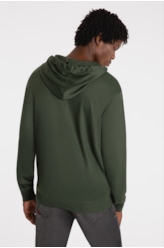 Tricot Ellus Poly Hood Verde Militar