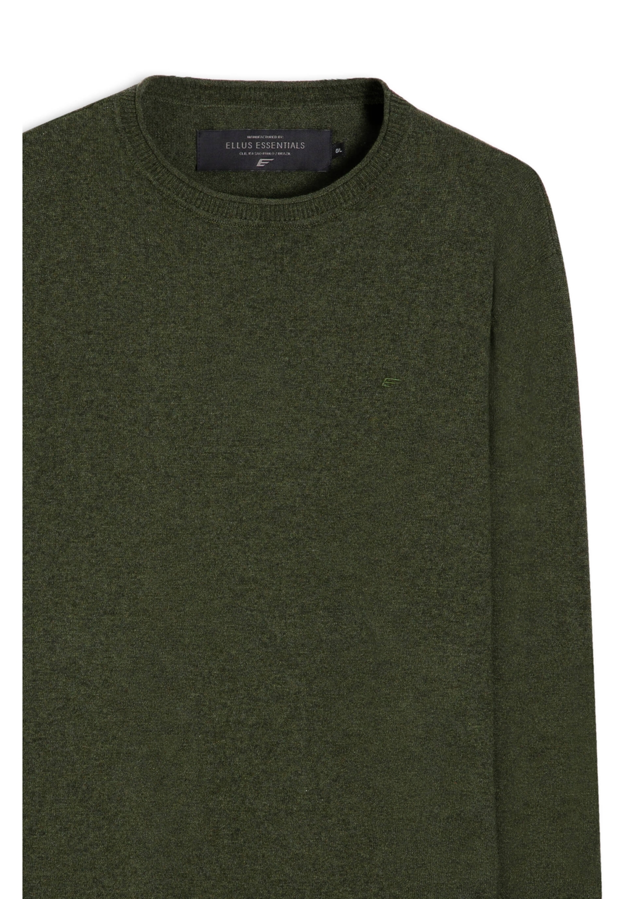 Tricot Ellus Sweater Verde Militar
