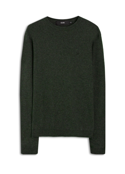 Tricot Ellus Sweater Verde Militar Mescla