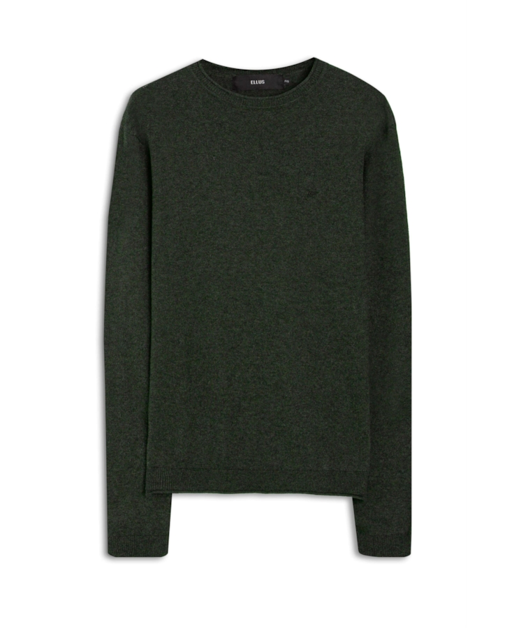 Tricot Ellus Sweater Verde Militar Mescla