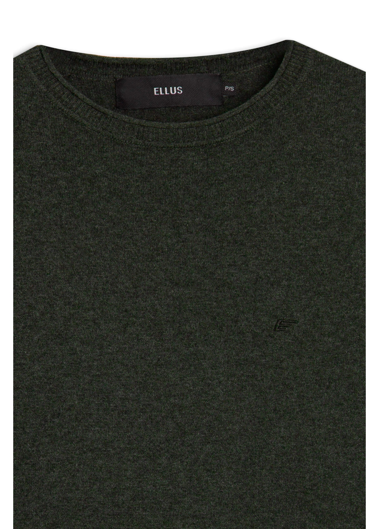 Tricot Ellus Sweater Verde Militar Mescla