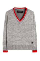 Tricot Ellus Wool Like Blend Cinza Mescla