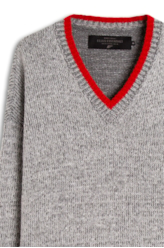 Tricot Ellus Wool Like Blend Cinza Mescla