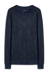Tricot Flamme Unfinished Azul Jeans