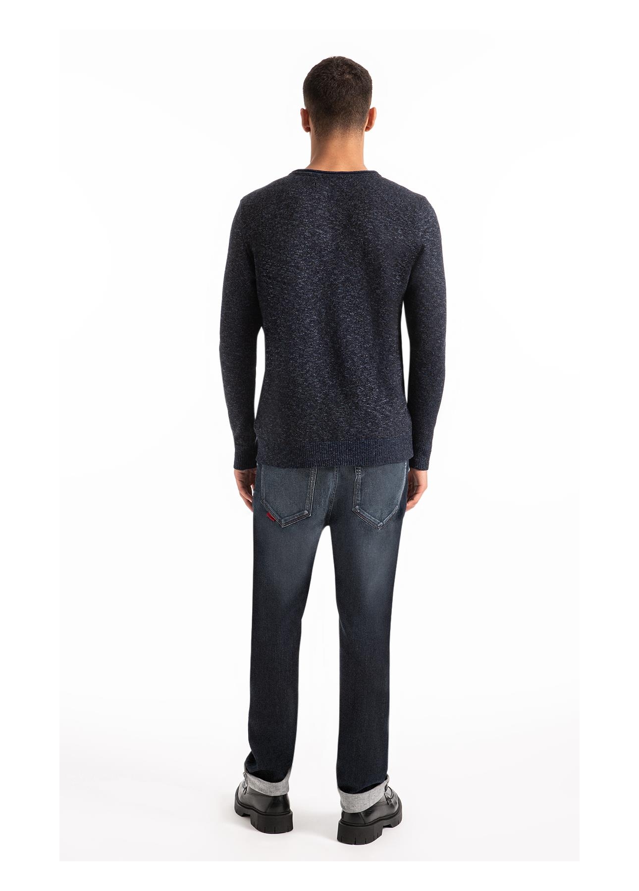Tricot Flamme Unfinished Azul Jeans