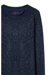 Tricot Flamme Unfinished Azul Jeans