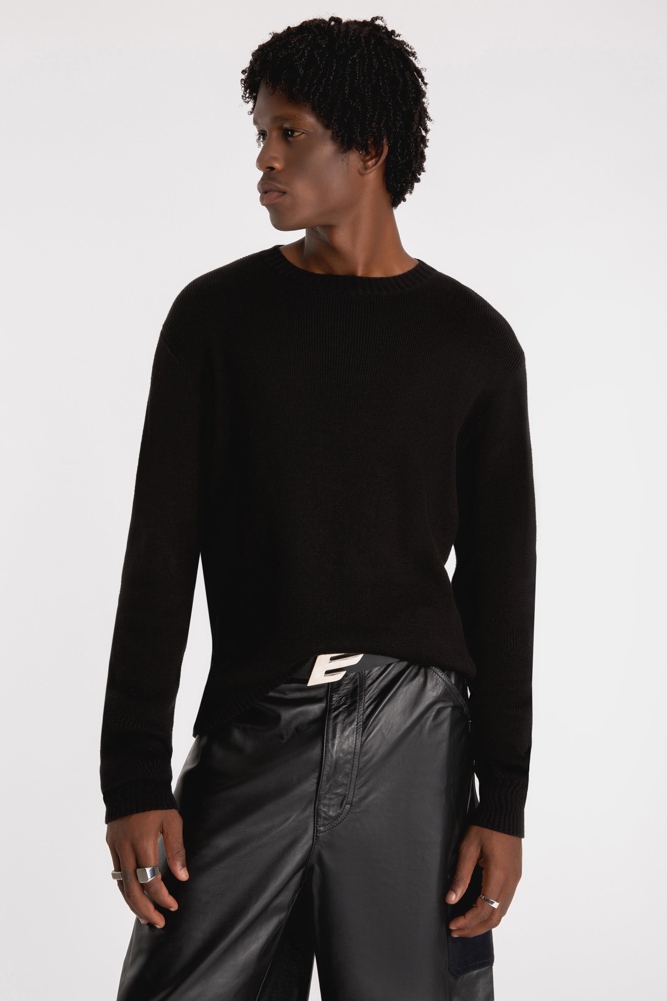 Tricot Heavy Sweater Preto