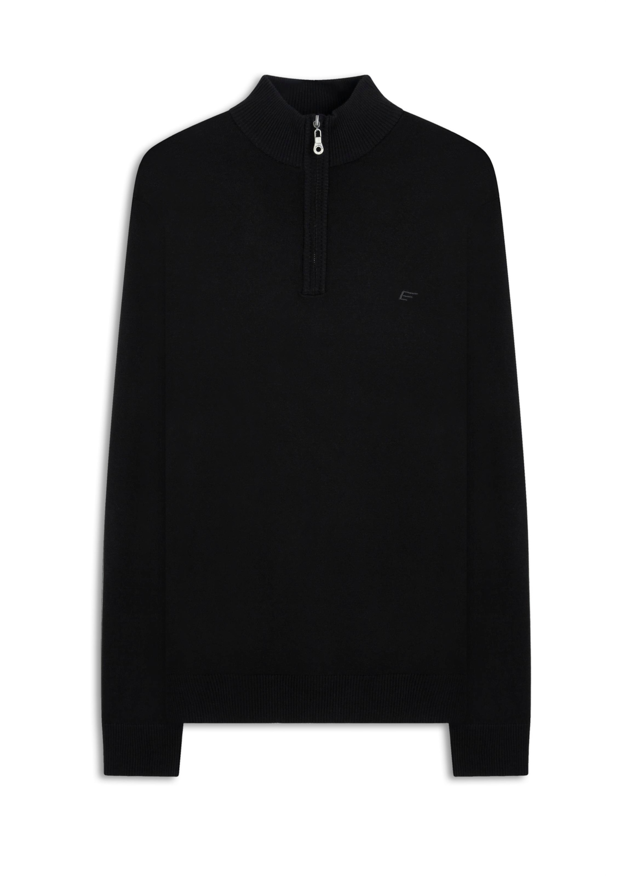 Tricot Jersey Sweater Preto