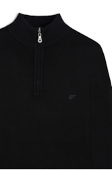 Tricot Jersey Sweater Preto