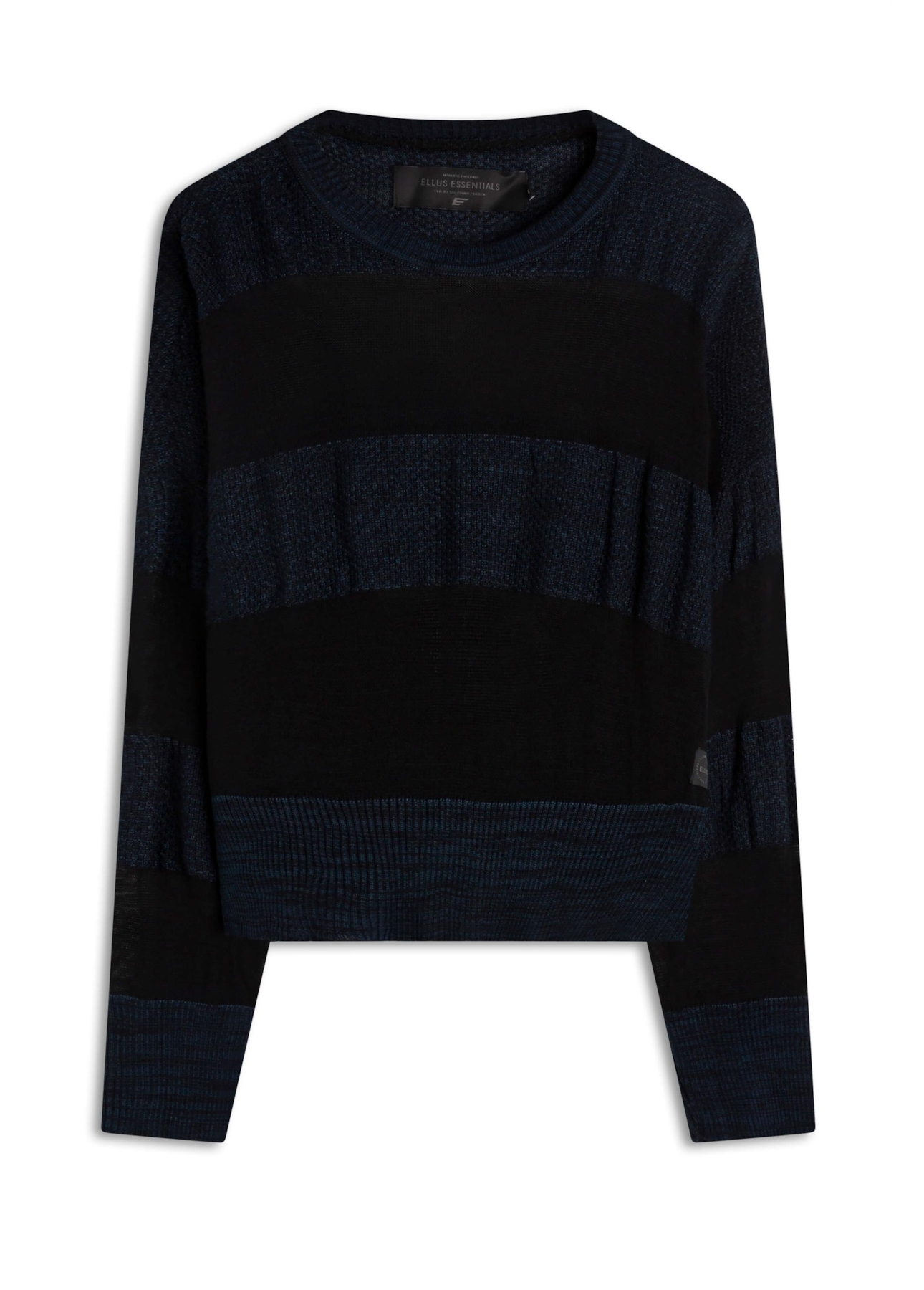 Tricot Knit Light Stripes Dark Navy