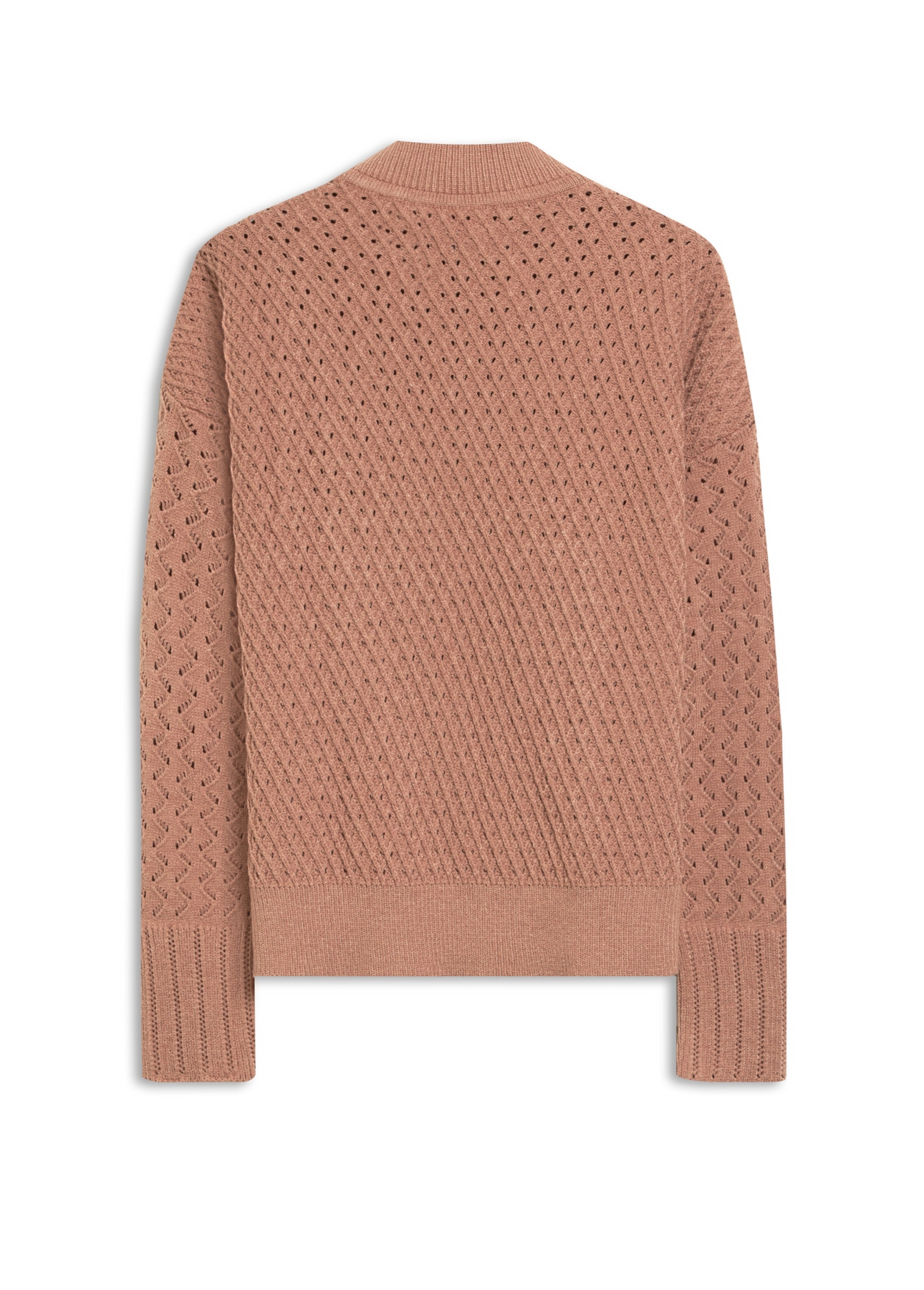 Tricot Knit Stitches Blush Mescla