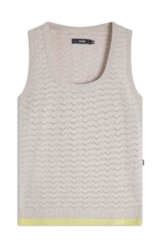 Tricot  Knit Tex Piping Natural