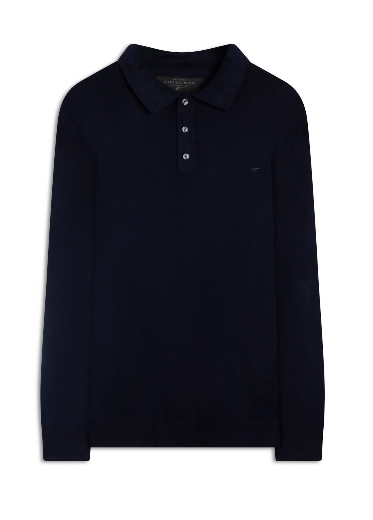 Tricot Like Sweter Polo Dark Navy