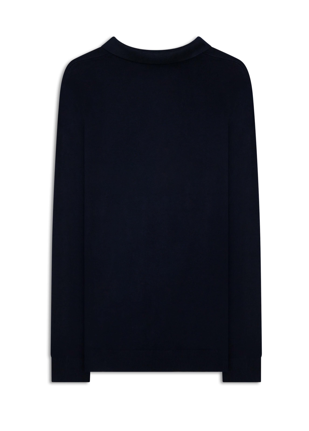 Tricot Like Sweter Polo Dark Navy