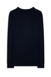 Tricot Like Sweter Polo Dark Navy