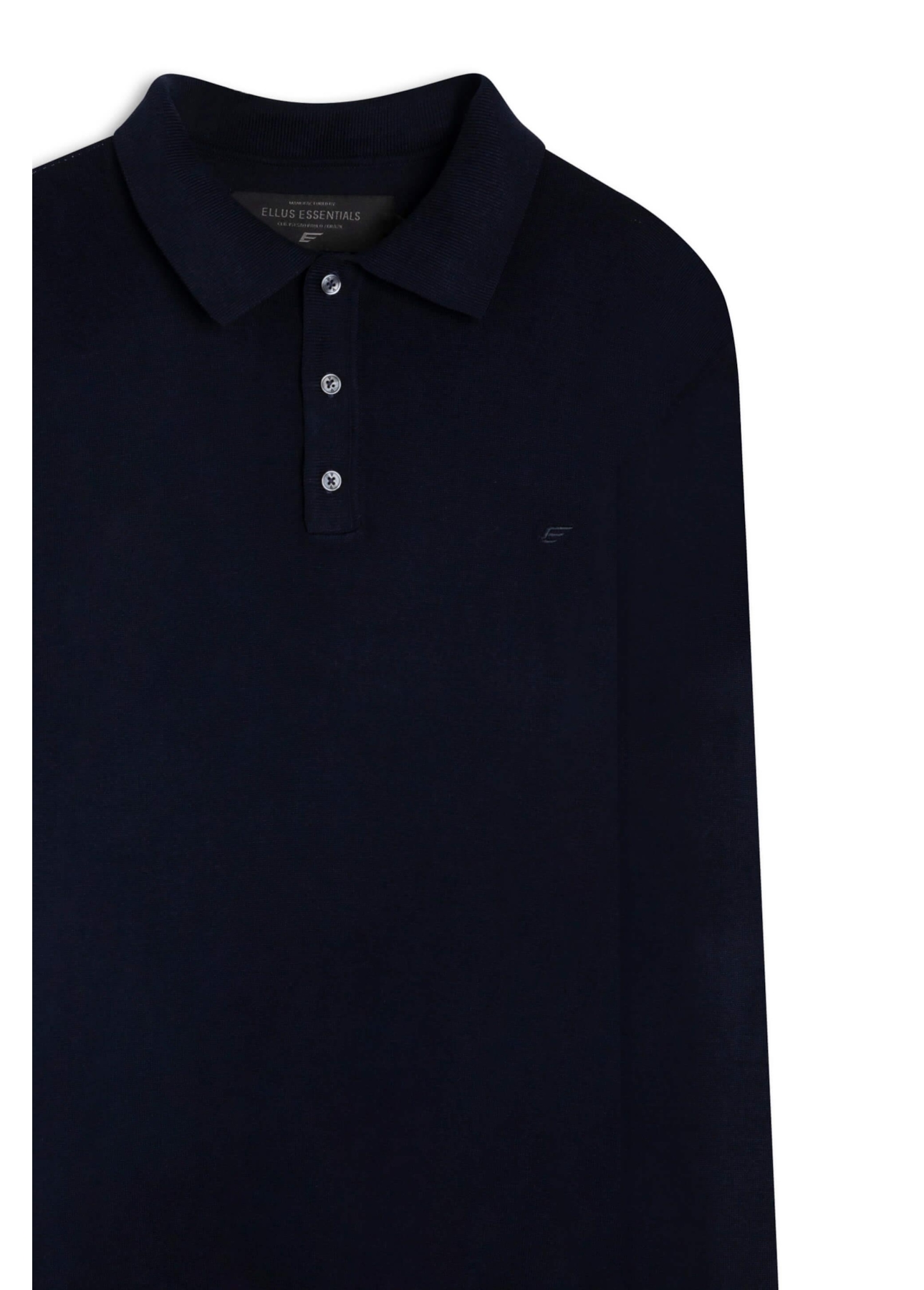 Tricot Like Sweter Polo Dark Navy