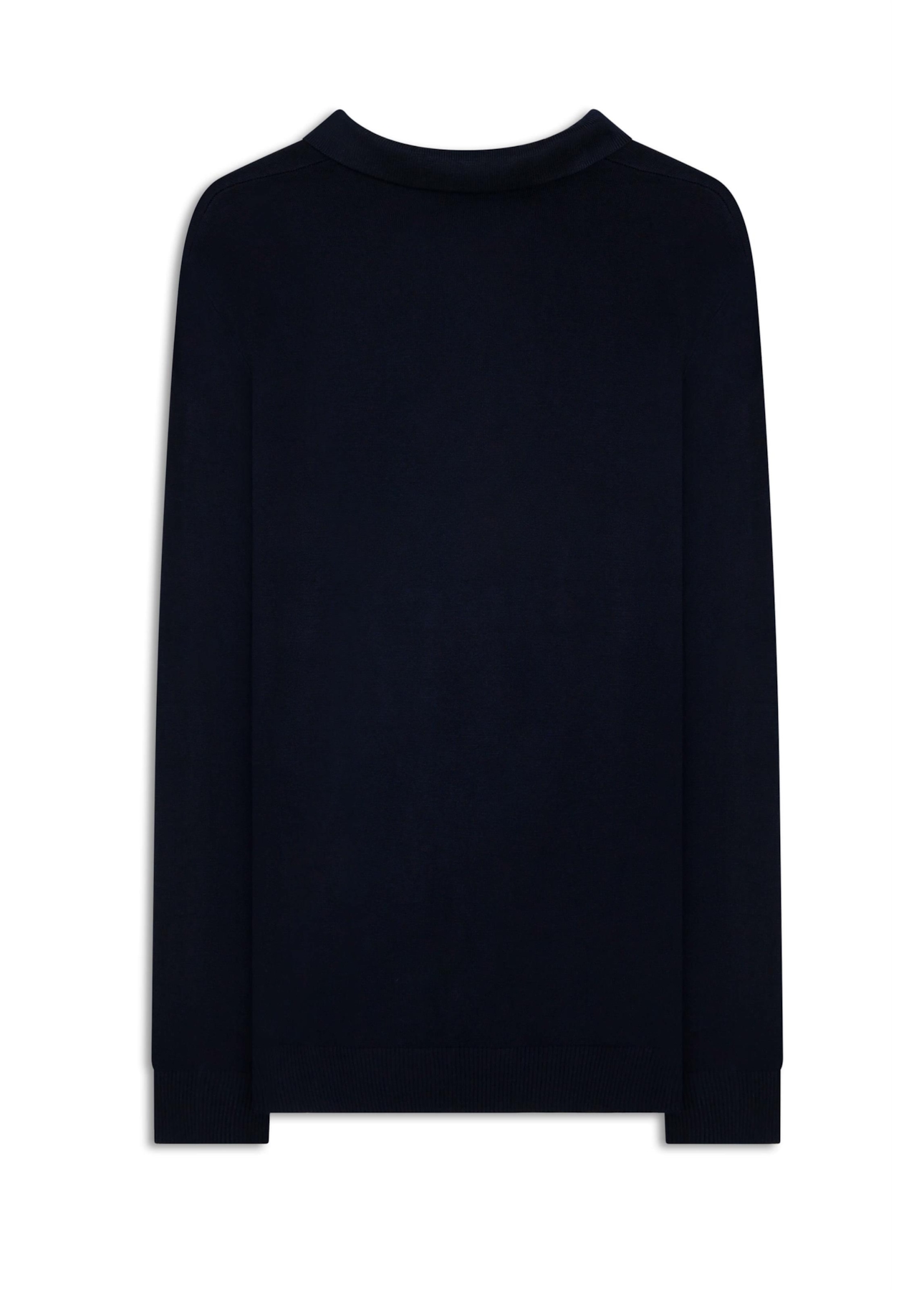Tricot Like Sweter Polo Dark Navy