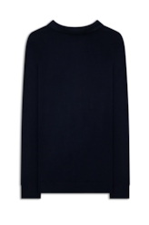 Tricot Like Sweter Polo Dark Navy