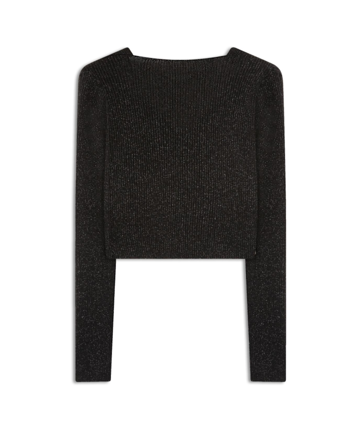 Tricot Modal Shine Shine Preto