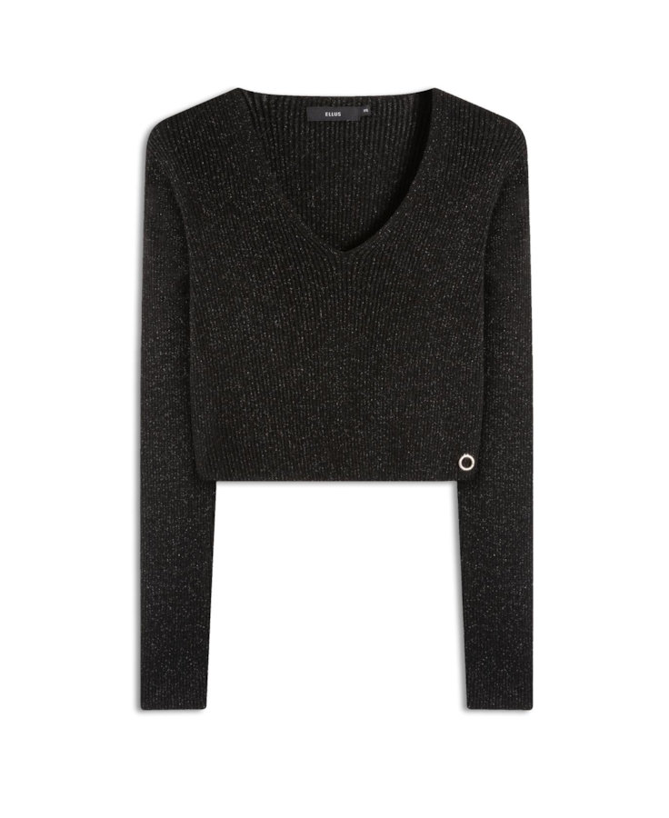 Tricot Modal Shine Shine Preto