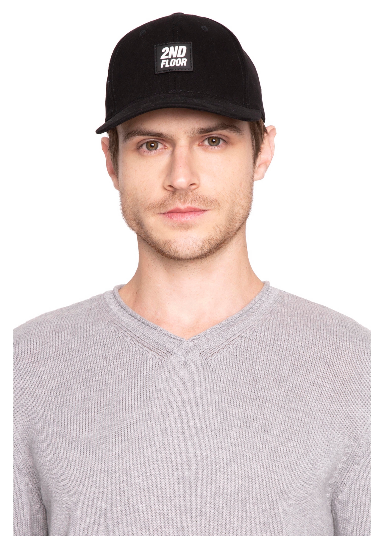 Tricot Neck v Cinza Mescla