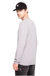 Tricot Neck v Cinza Mescla