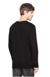 Tricot Neck v Preto