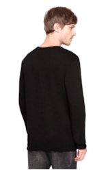 Tricot Neck v Preto