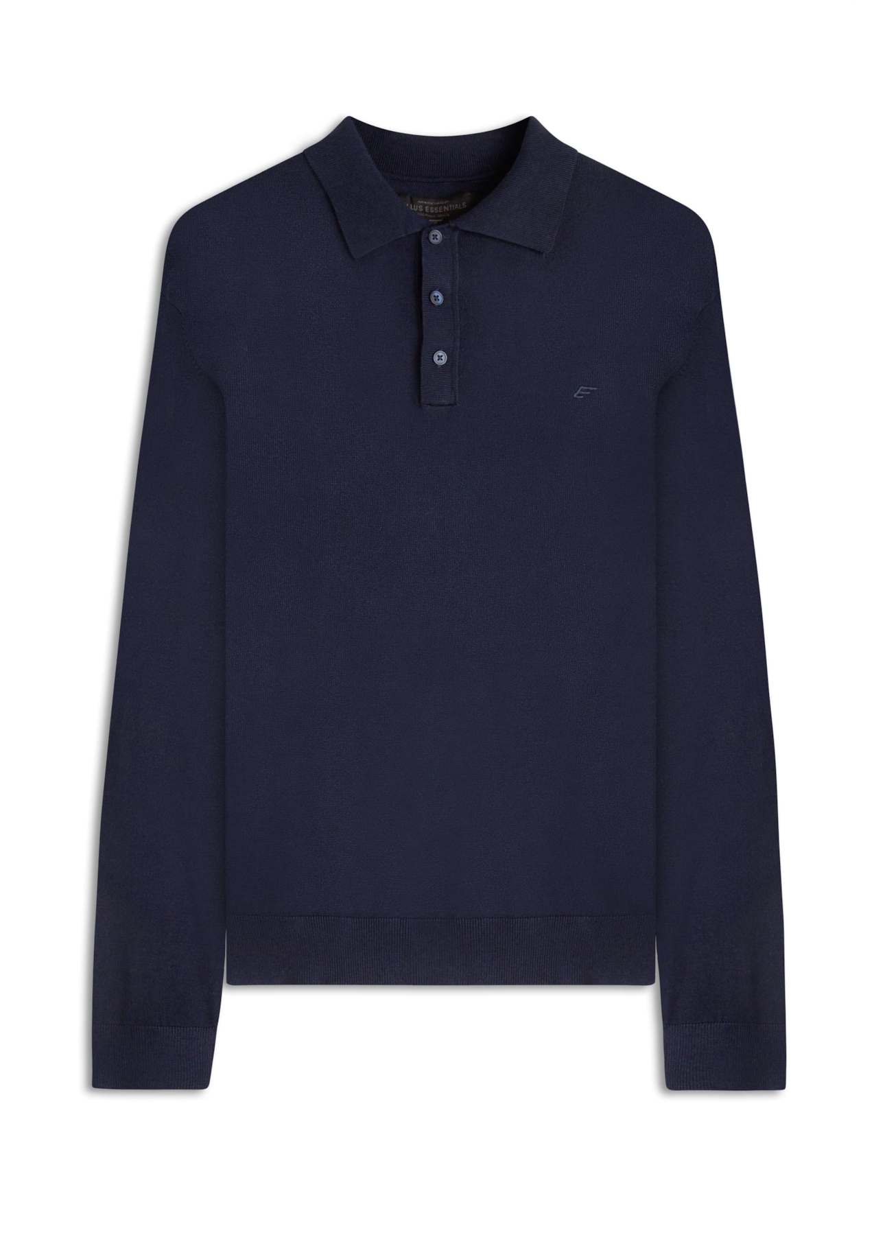 Tricot Polo Sweater Dark Navy
