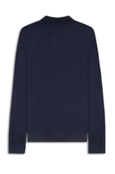 Tricot Polo Sweater Dark Navy
