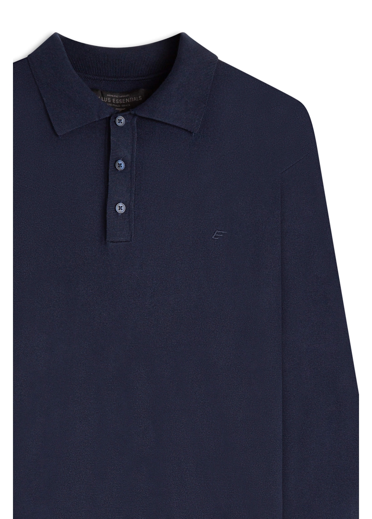 Tricot Polo Sweater Dark Navy