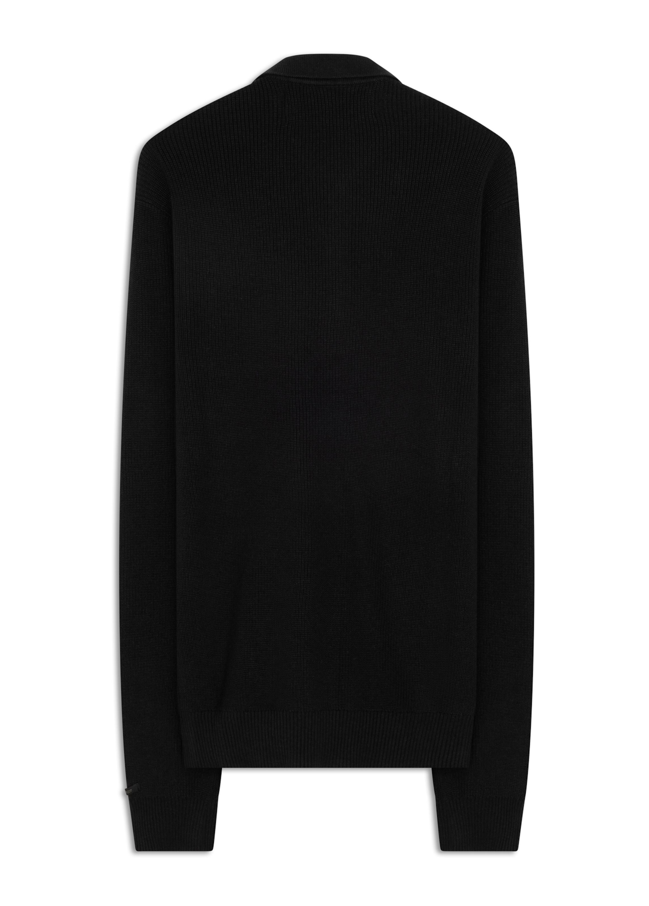 Tricot Polo Sweater Preto