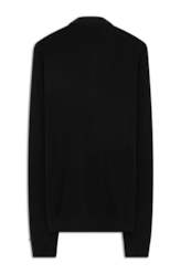 Tricot Polo Sweater Preto