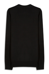 Tricot Polo Sweater Preto