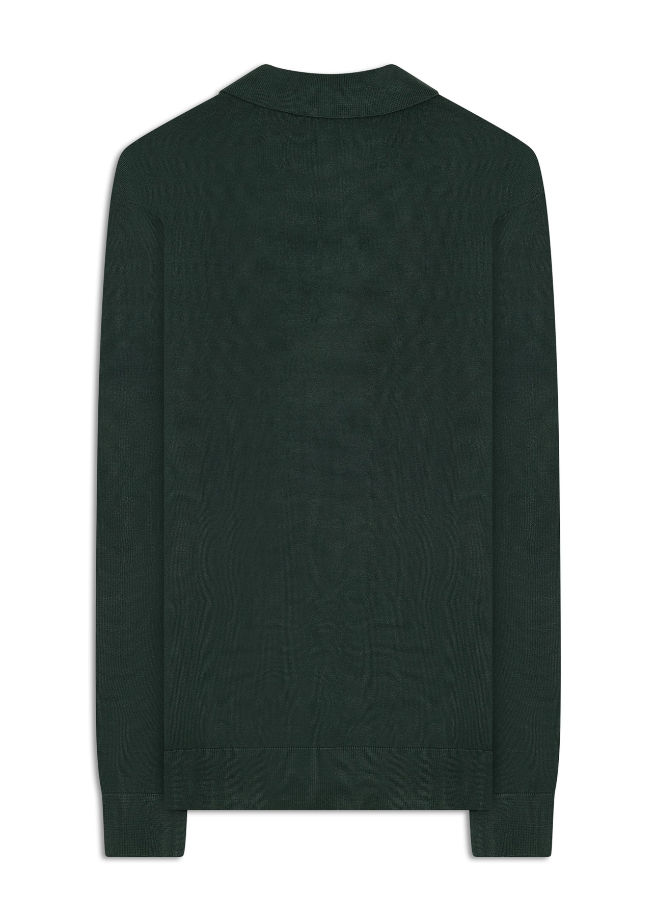 Tricot Polo Sweater Verde Escuro