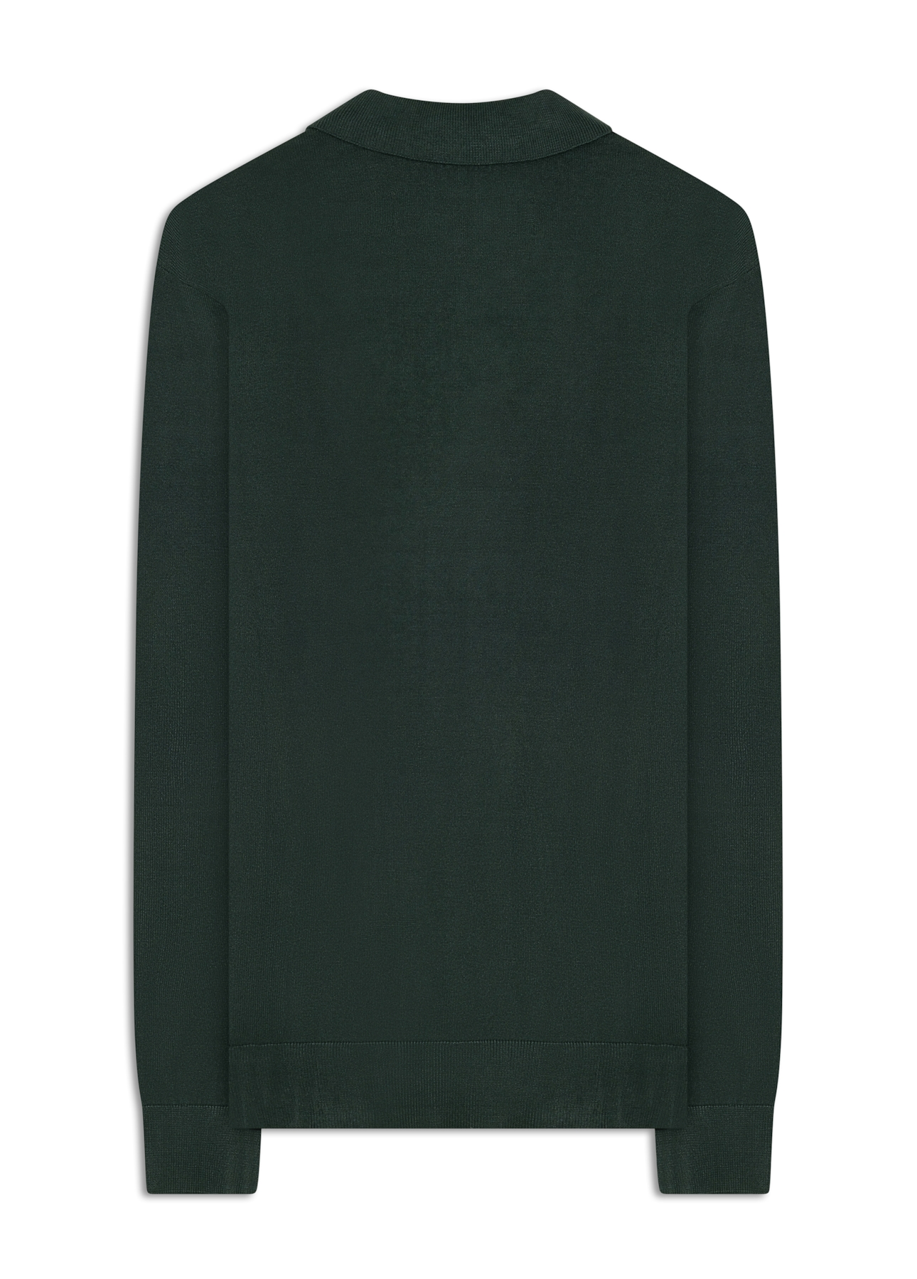 Tricot Polo Sweater Verde Escuro