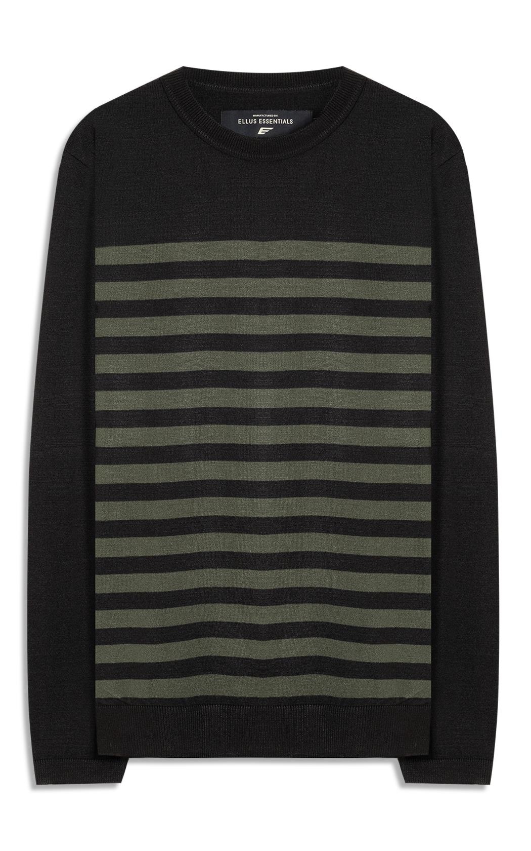 Tricot Power Knit Stripes Verde Militar
