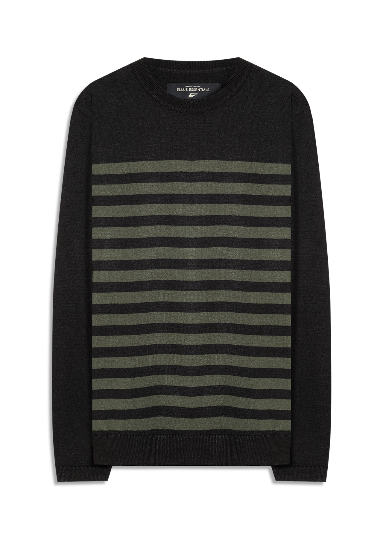 Tricot Power Knit Stripes Verde Militar