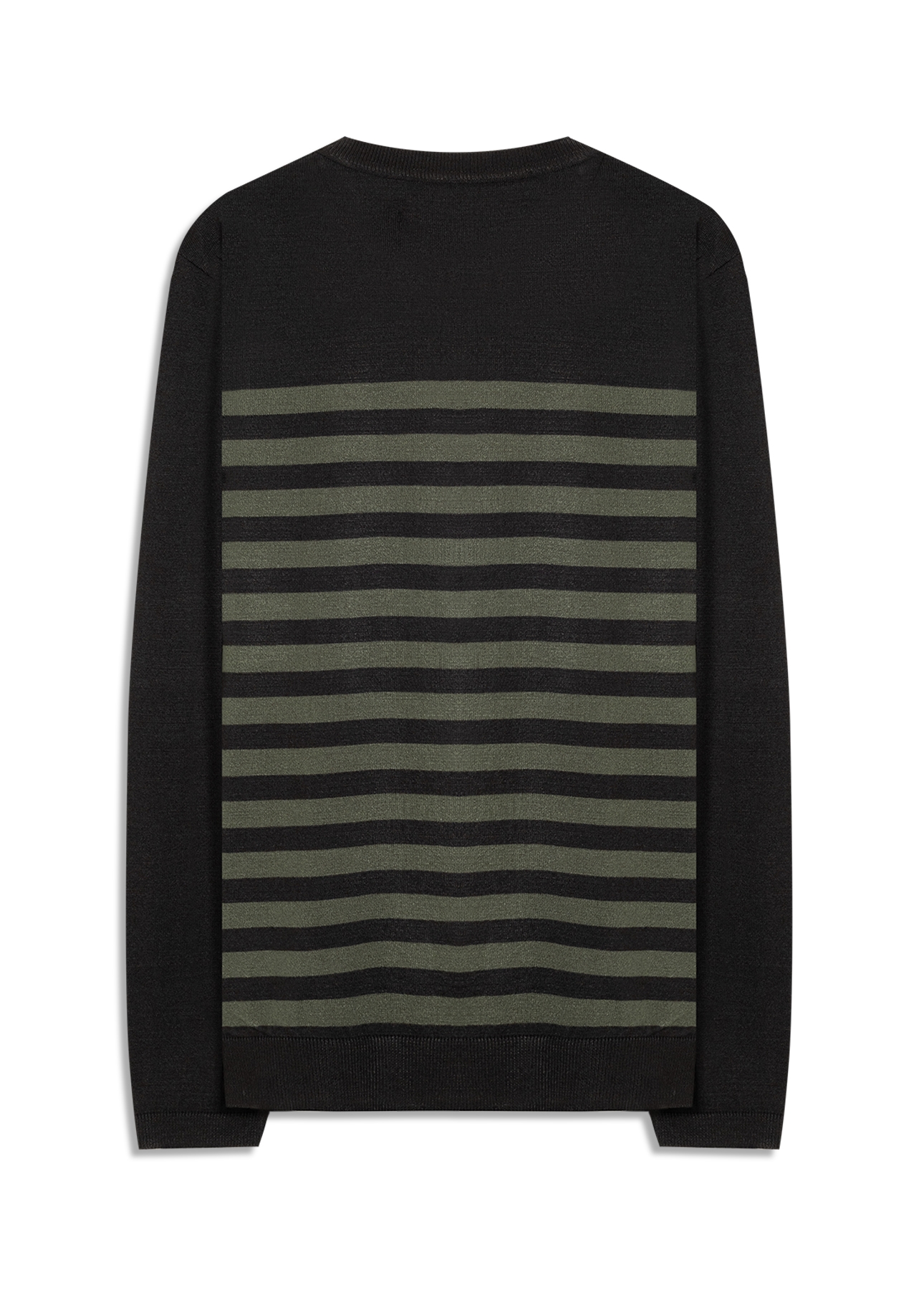 Tricot Power Knit Stripes Verde Militar